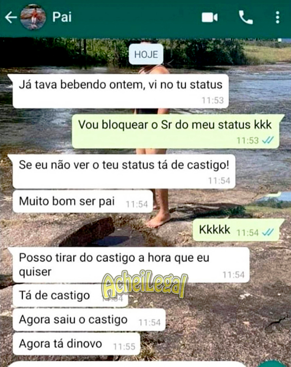 Dizem que essa é a melhor parte de ser pai